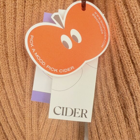 NWT CIDER 2 Piece Sweater Dresses for Women Winter Slit Long 0X Coffee Plus Size - Picture 7 of 16